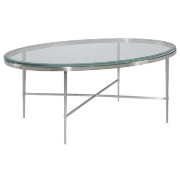 New Oval Coffee Cocktail Table  Polished