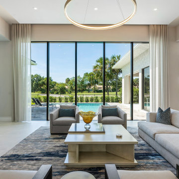 Luxury Custom One-Story Home in Delaire Country Club