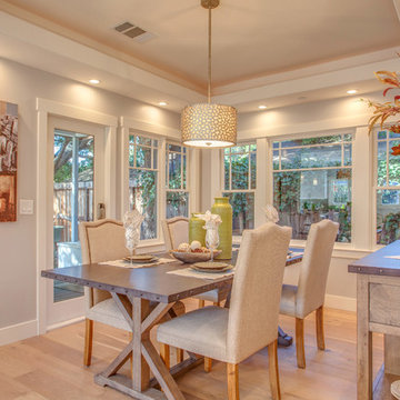 Dining Room: Natural Lighting + Recessed Ceiling