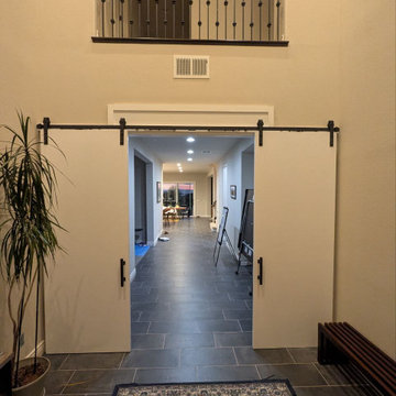 New sliding doors 2026 - Double barn doors Planum 0010 White Silk