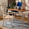 Hillsdale Wilshire Wood Writing Desk in Antique White
