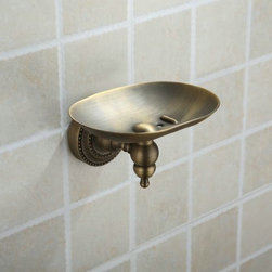 Antique Brass Wall Mount Soap Dish Holder TAB2001 - Bathroom Accessories