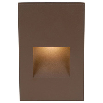 WAC Lighting LED Me Vertical Step And Wall Light, Brushed Nickel