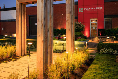 This is an example of a modern landscaping in Montreal.