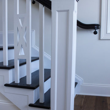 32_Sophisticated Farmhouse Style Stair, Aldie, VA 20105