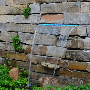 Patio and Lannon wall