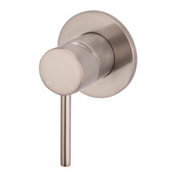 Round Champagne Wall Mixer by Meir SKU: MW03-CH - Bathroom Basins