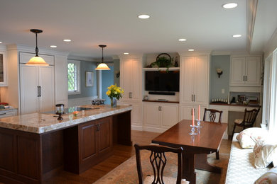 Example of a kitchen design in Boston