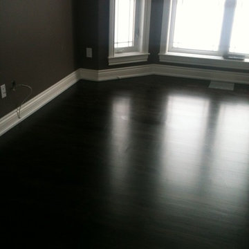 Refinished hardwood floors