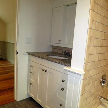 Custom fit vanity and medicine cabinet