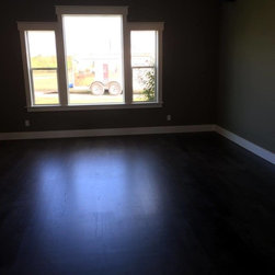 Red Oak Stained Ebony - Hardwood Flooring