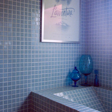 Mid-Century Glam Bathrooms