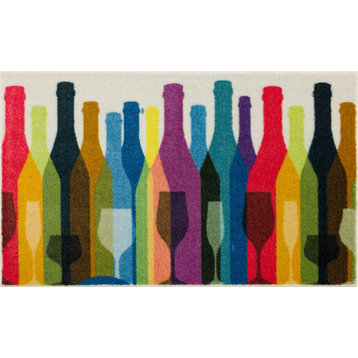 Mohawk Home Colorful Bottles Multi 2' X 3' 4" Kitchen Mat
