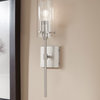 Effimero 1-Light Wall Vanity Corridor Sconce, Brushed Nickel