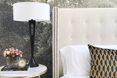 Transitional bedroom photo in Nashville