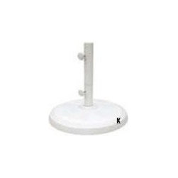Cast Aluminum White Stand - Coatracks And Umbrella Stands