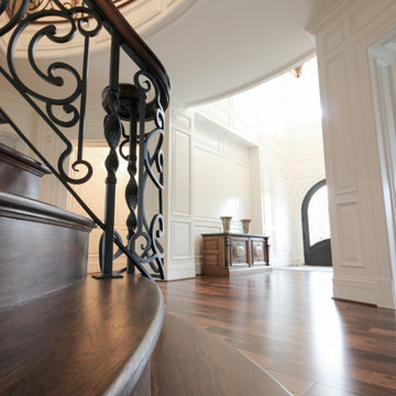 Project #74 | Circular Staircase with Hand-Forged Metal Panels