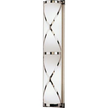 Robert Abbey Chase DBL Wall Chase 26" Double Bath Bar - Polished Nickel