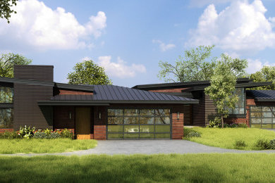 Modern exterior home idea in Kansas City