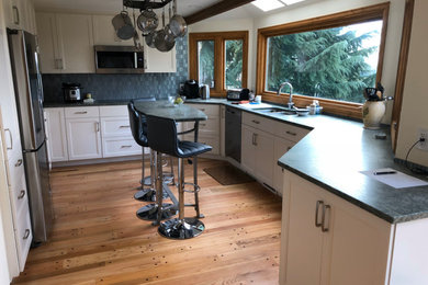 Kitchen - coastal kitchen idea in Seattle