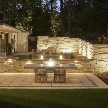 Modern Backyard in Greensboro, North Carolina