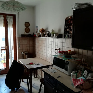 Appartamento Aosta prima e dopo