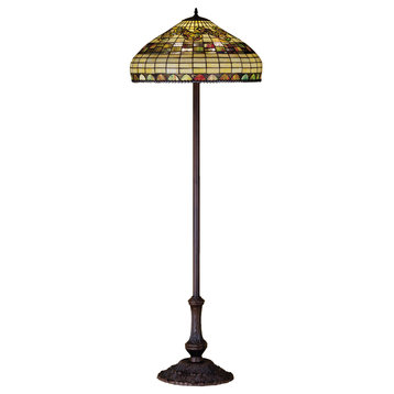 63H Tiffany Edwardian Floor Lamp