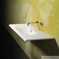 Sfera Thin 100 Basin By Plumbline - Bathroom Basins