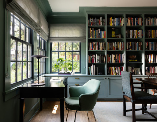 Transitional Home Office by Cuppett Kilpatrick Architecture + Interior Design