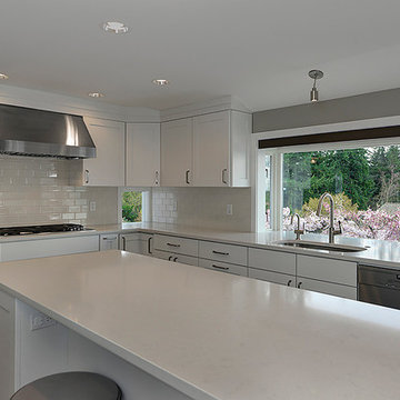 Large-Scale Renovation of Mid-Century View Home Bellevue, WA
