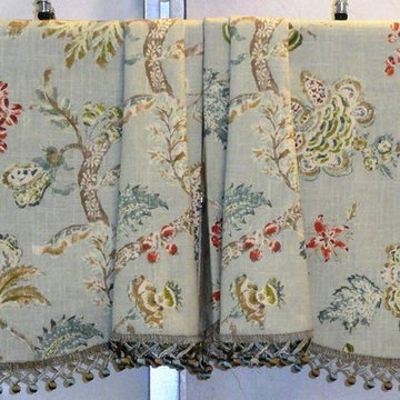 Soft valances on board or pole