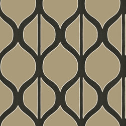 Black and Nickel Coniston Wallpaper - Wallpaper