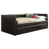 Bowery Hill Daybed and Trundle in Black