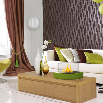 Green Lexington Tabletop Fireplace