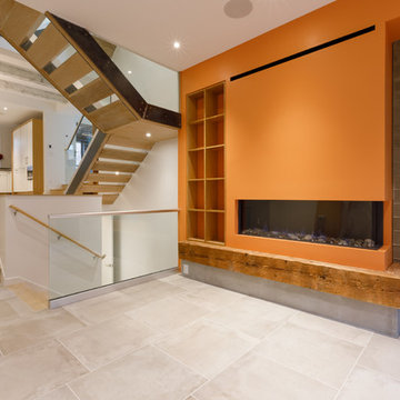 Contemporary, 6 Story Townhouse in Philadelphia, Whole House Renovation