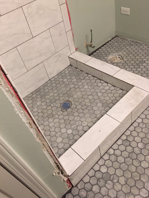 Need Opinion On Poor Tile Job, How To Tile Shower Curb With Bullnose