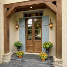 front door- shutters