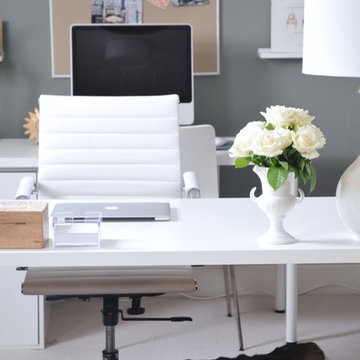 Home office under the roof