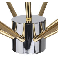 Alessandro Mid Century Brass Chandelier