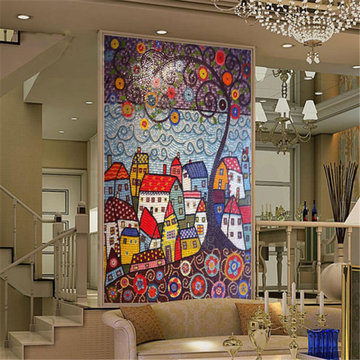 Living Room Mosaic Murals