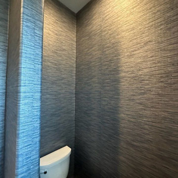 Wallpaper installation Powder room in Braintree
