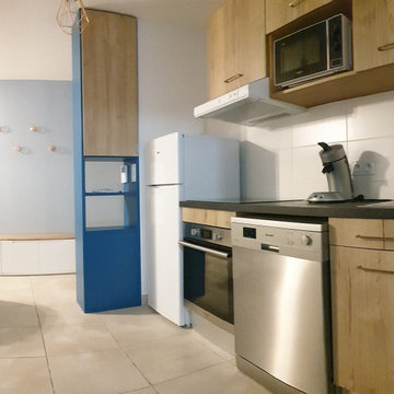 Aménagement et décoration d'un appartement neuf à Argelès sur mer