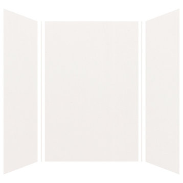 Transolid Expressions Shower Wall Kit, White, 48"x48"x72"