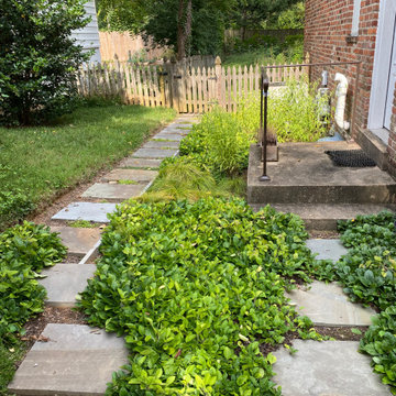Rear and Front Bethesda Home Landscape