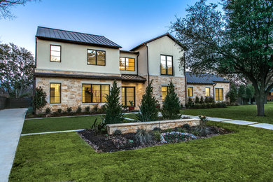 Modern exterior home idea in Dallas