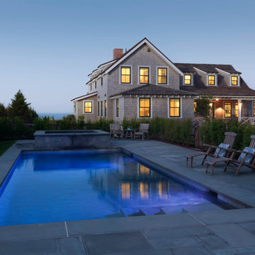 Custom Beach Home and Guest House in Nantucket