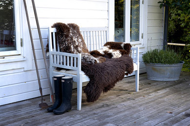 Design ideas for a country deck in Gothenburg.