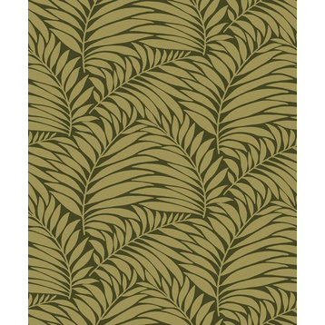 Engblad & Co by Brewster 2825-6379 Lounge Luxe Myfair Moss Leaf Wallpaper
