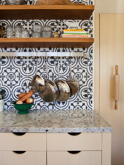 Cement Tile Backsplash Houzz
