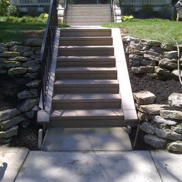 Concrete Step Cap-over After